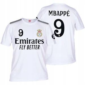 KOSZULKA MBAPPE DLA DZIECKA Real PIŁKARSKA KIBICA T-SHIRT Sportowa 