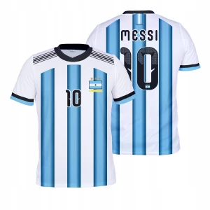 MESSI Koszulka 158 Argentyna Piłkarska Kibica T-shirt Dziecięcy Sportowy