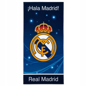 Ręcznik Plażowy Real Madrid Duży Kąpielowy Dziecięcy Poliestrowy 70x140