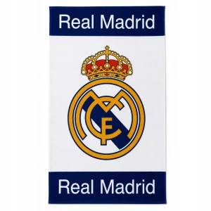 Ręcznik Plażowy Real Madrid Duży Kąpielowy Dziecięcy Poliestrowy 70x140