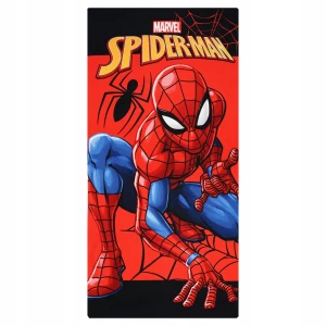 Ręcznik Plażowy Spiderman Duży Kąpielowy Dziecięcy Poliestrowy 70x140