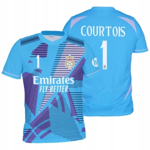 COURTOIS Real 176 koszulka piłkarska dziecięca niebieskiT-SHIRT Sportowy