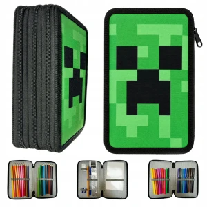 MINECRAFT PIÓRNIK TRZYKOMOROWY Z WYPOSAŻENIEM DLA CHŁOPCA GAME